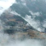 天空の棚田 撮影者：森下富夫　撮影地：宮崎県椎葉村仙人棚田　撮影日：2018年12月26日