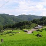 「梼原町神在居」　撮影者：又川範明　撮影地：高知県高岡郡梼原（ゆすはら）町神在居（かんざいこ）　撮影日：2005年8月25日
